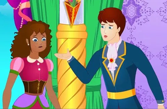 Le portrait de la princesse quand elle perd sa beauté et devient laide Le portrait de la princesse quand elle perd sa beauté et devient laide