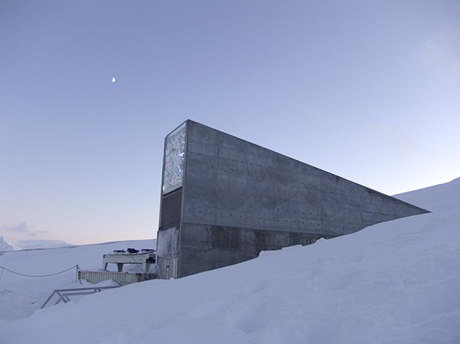 L'entrée du bunker - Landbruks-og matdepartementet