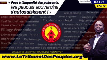 Discours de lancement officielle de la plateforme LeTribunalDesPeuples.org